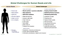 Synopsis of global challenges
